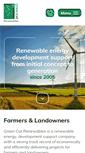 Mobile Screenshot of greencatrenewables.co.uk